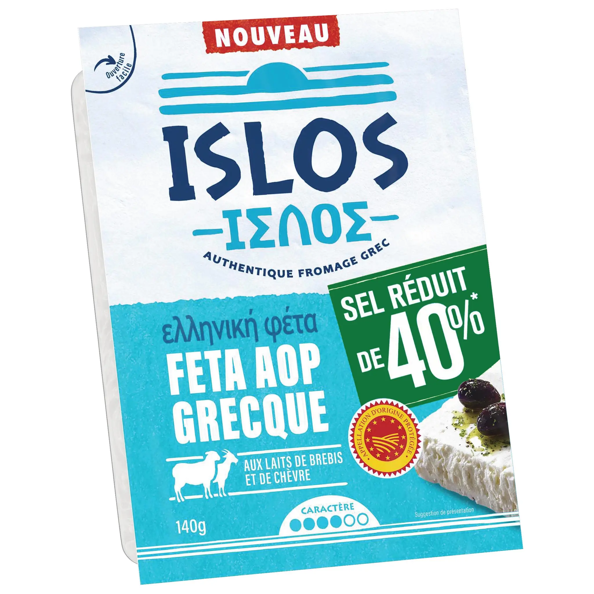 ISLOS Feta grecque sel réduit AOP