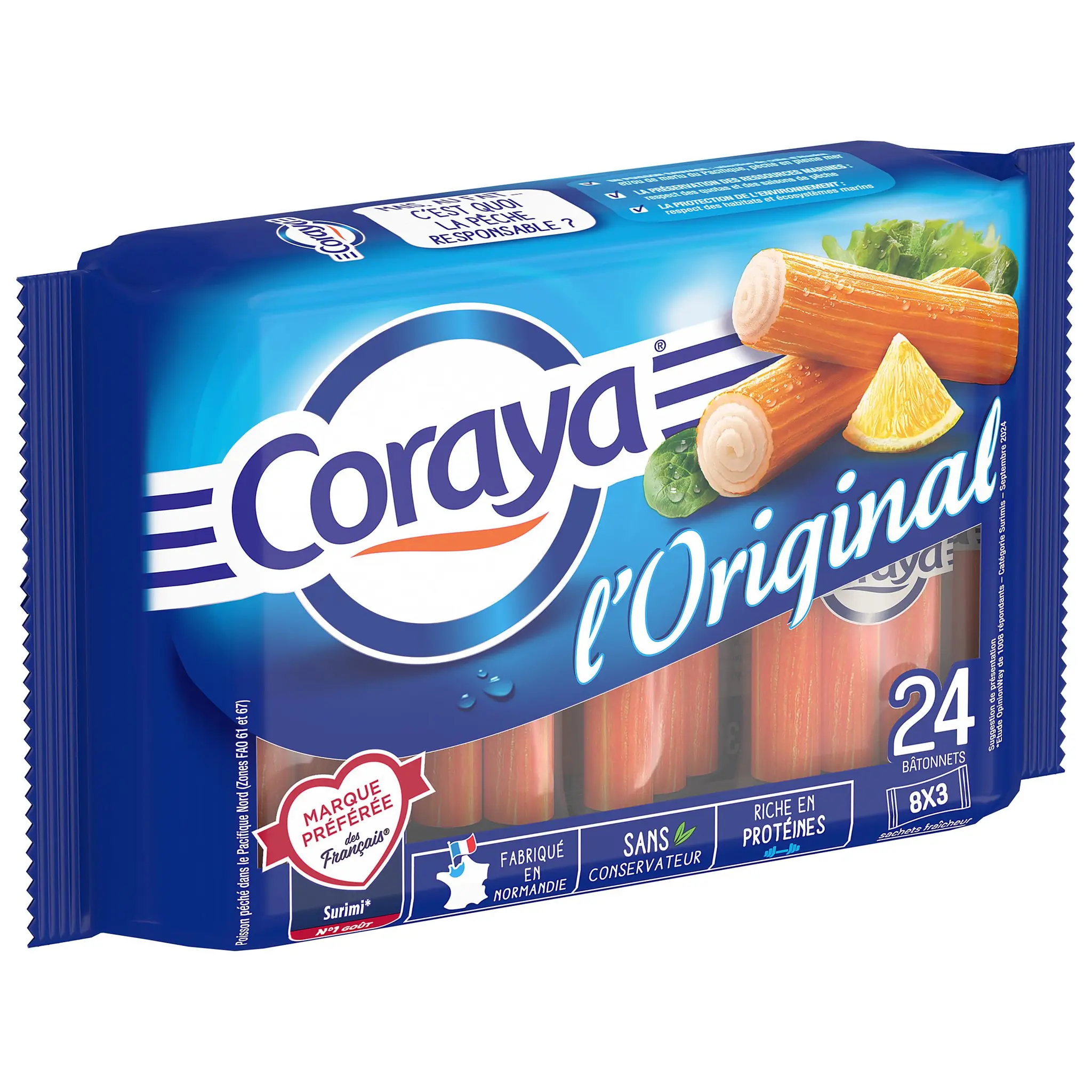 CORAYA L'original bâtonnets de surimi