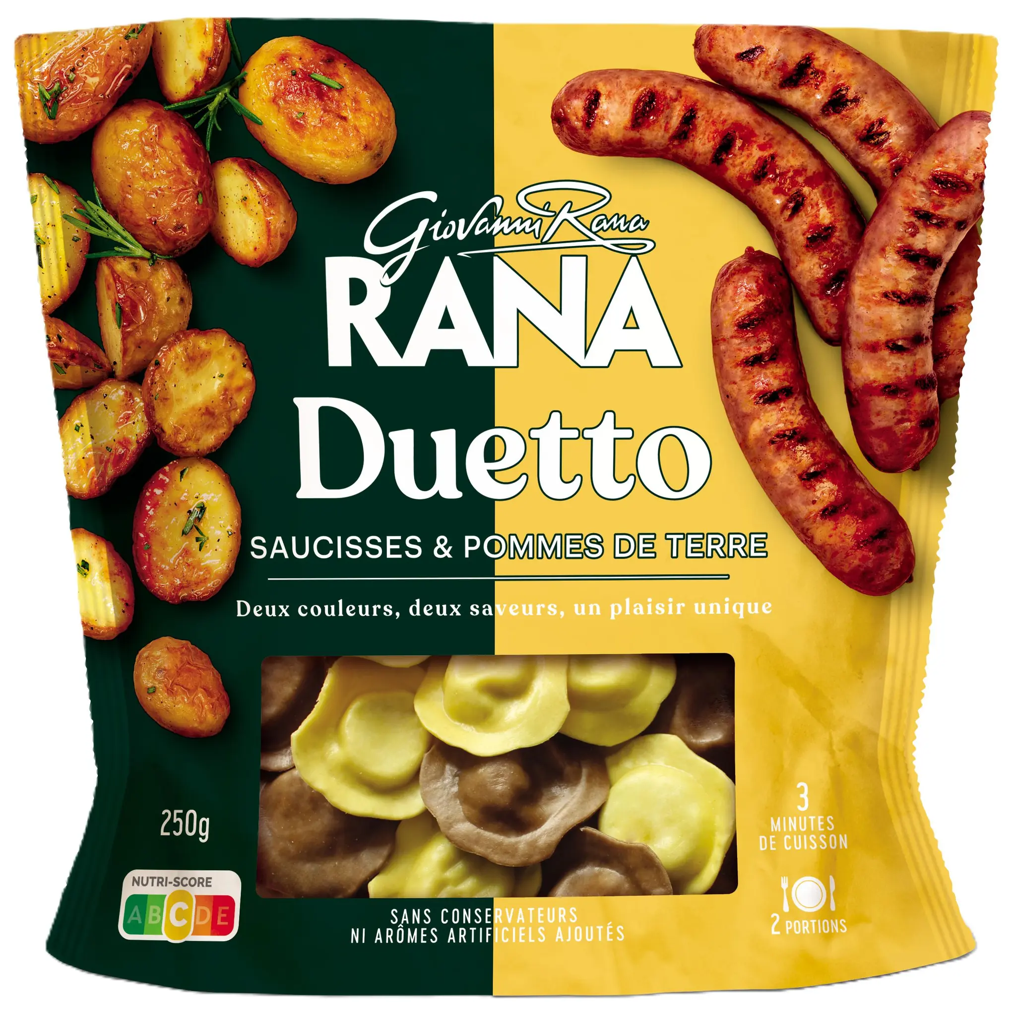 RANA Ravioli duetto saucisses et pommes de terre