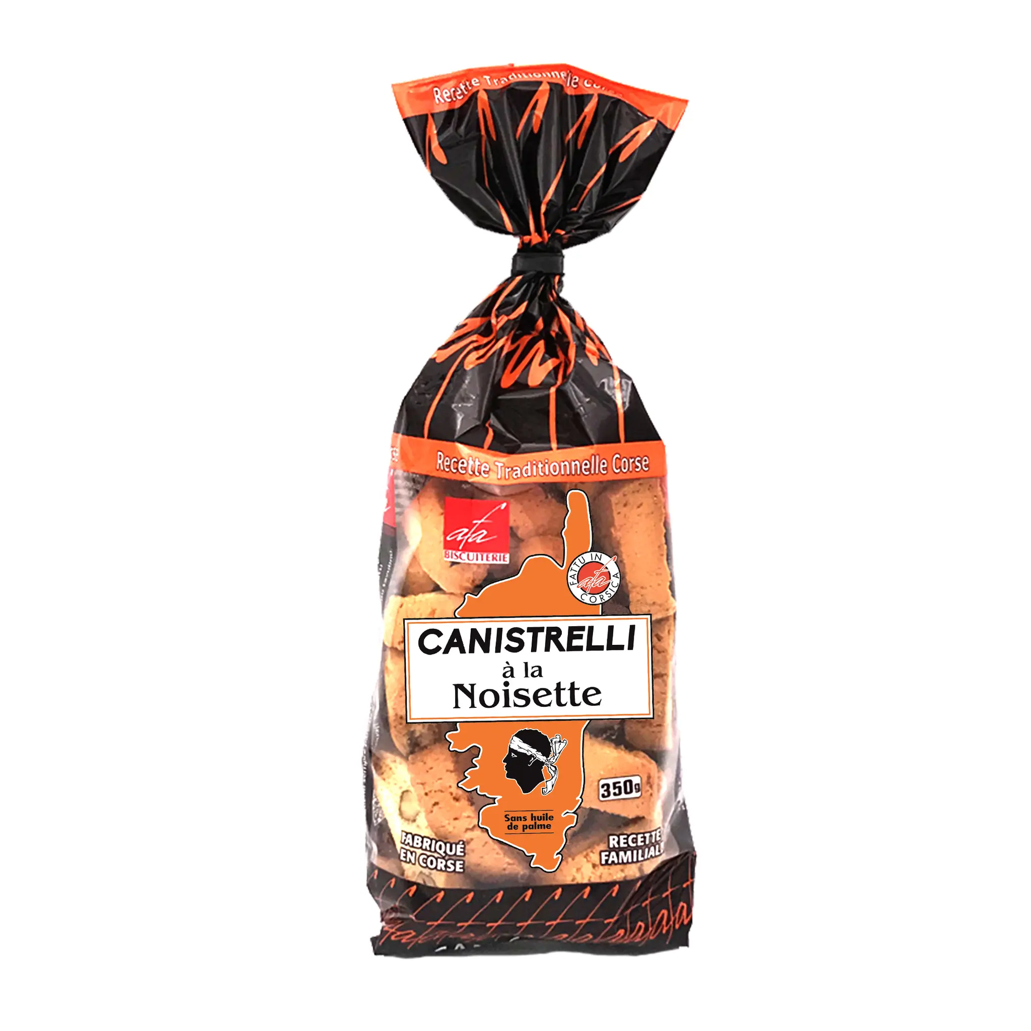 BISCUITERIE D'AFA Canistrelli biscuits Corse à la noisette