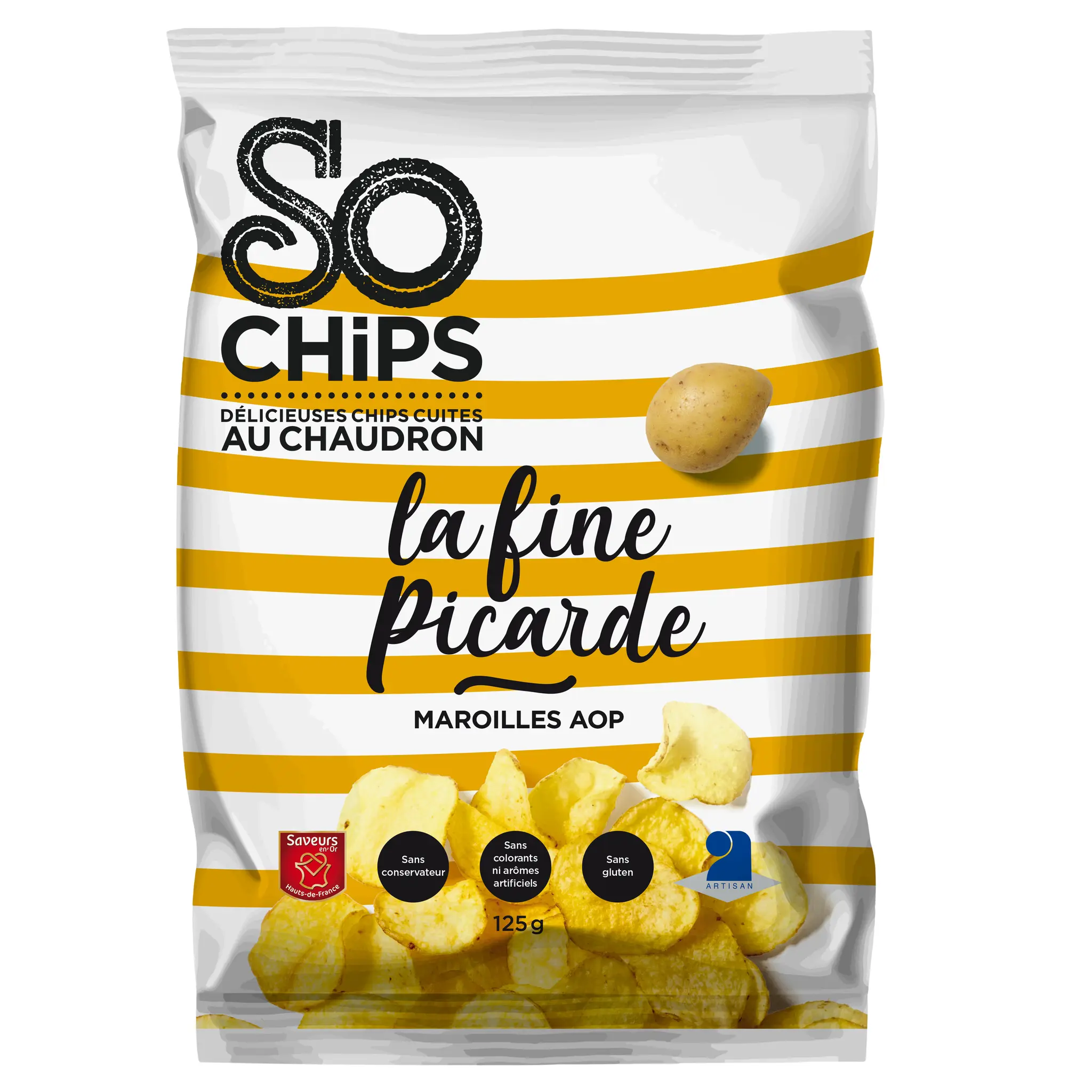 SO CHIPS Chips La fine picarde saveur maroilles AOP