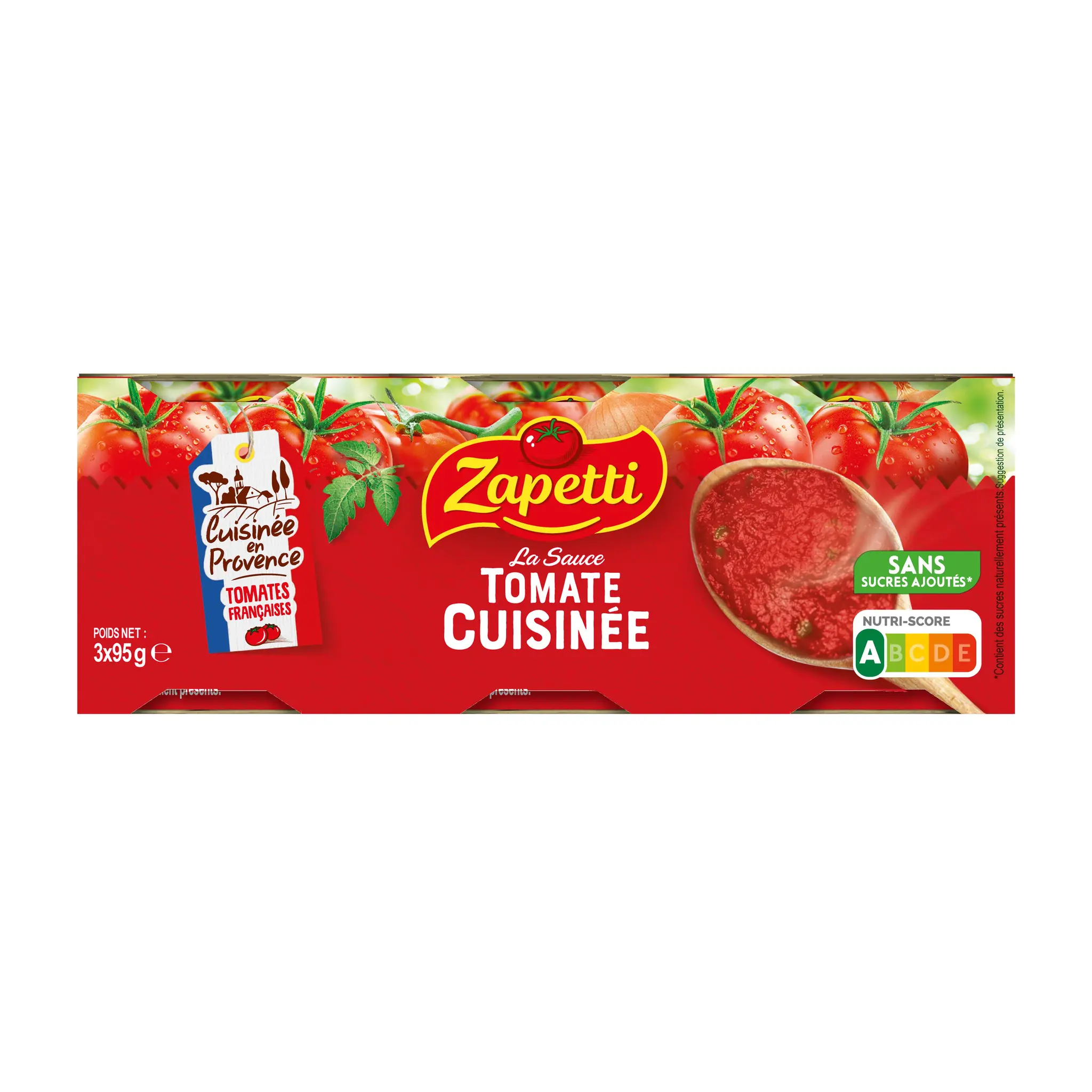 ZAPETTI Sauce tomate de Provence et Languedoc