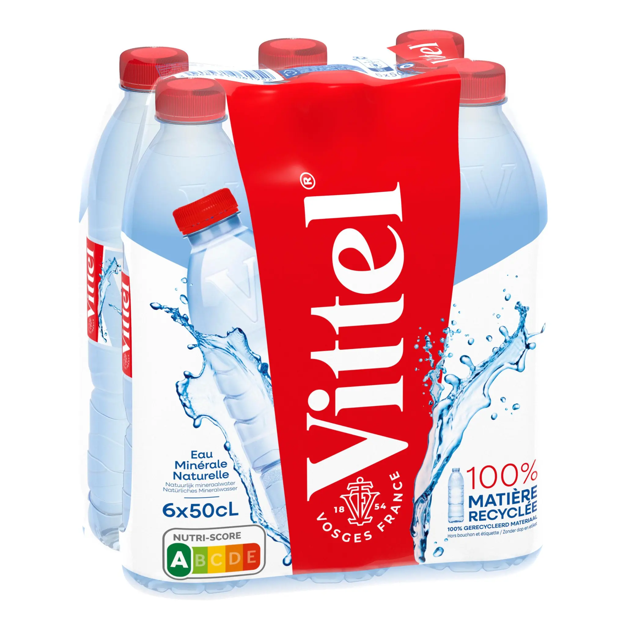 VITTEL Eau minérale naturelle plate bouteilles