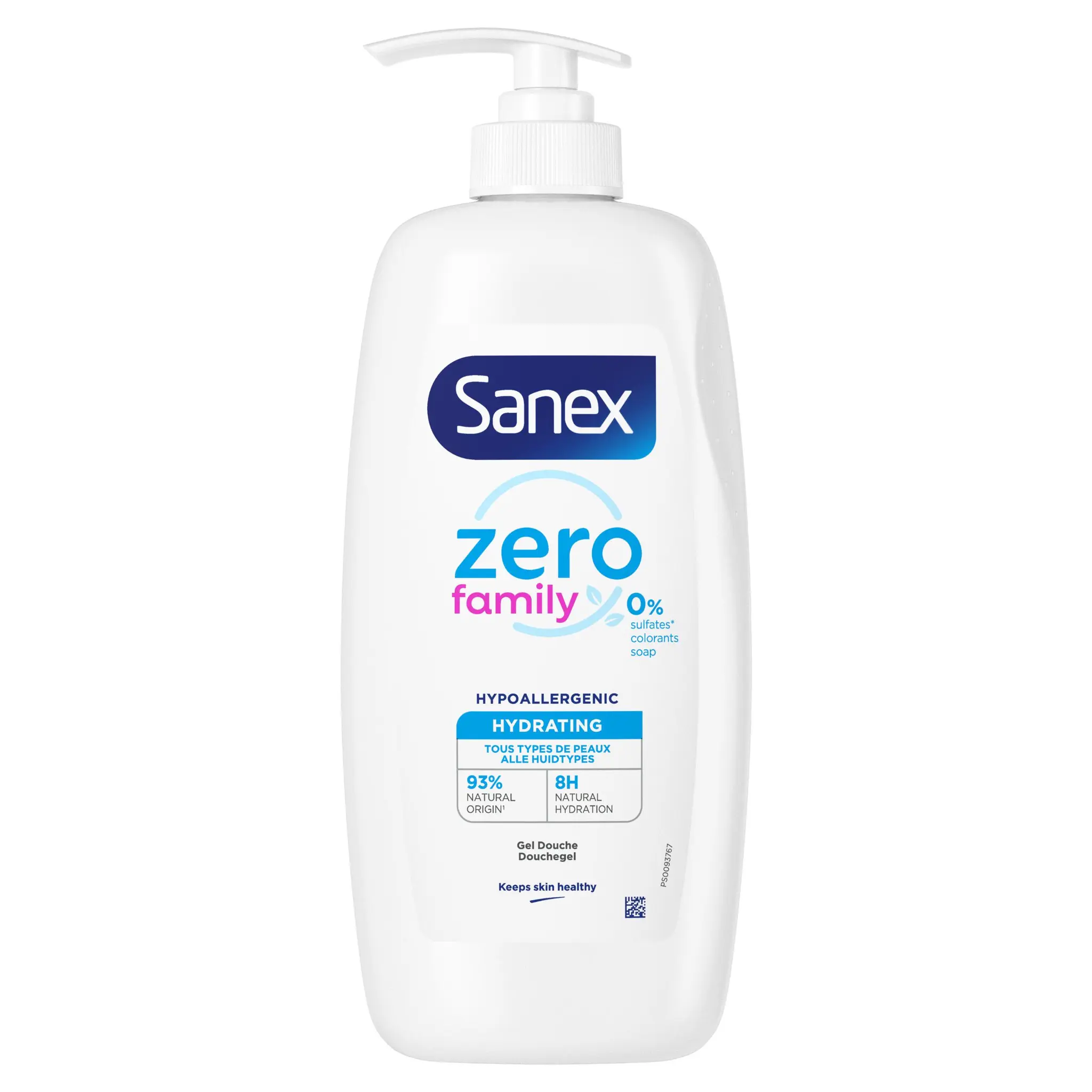 SANEX Gel douche Zero% family