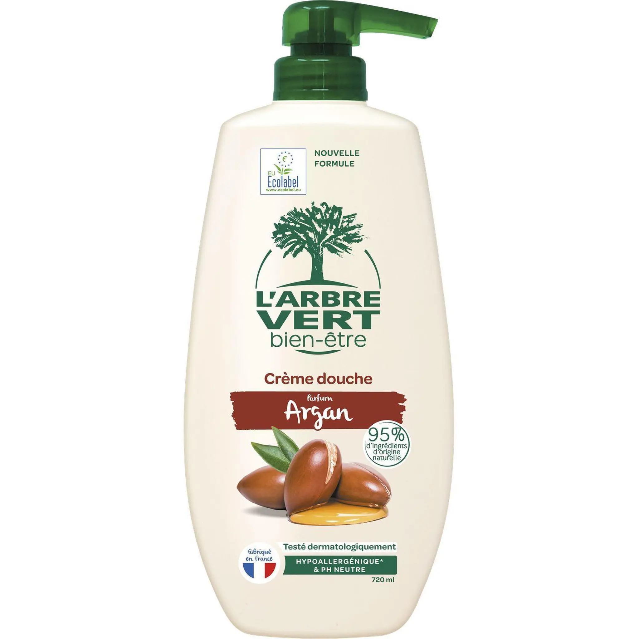 L'ARBRE VERT Crème de douche parfum argan