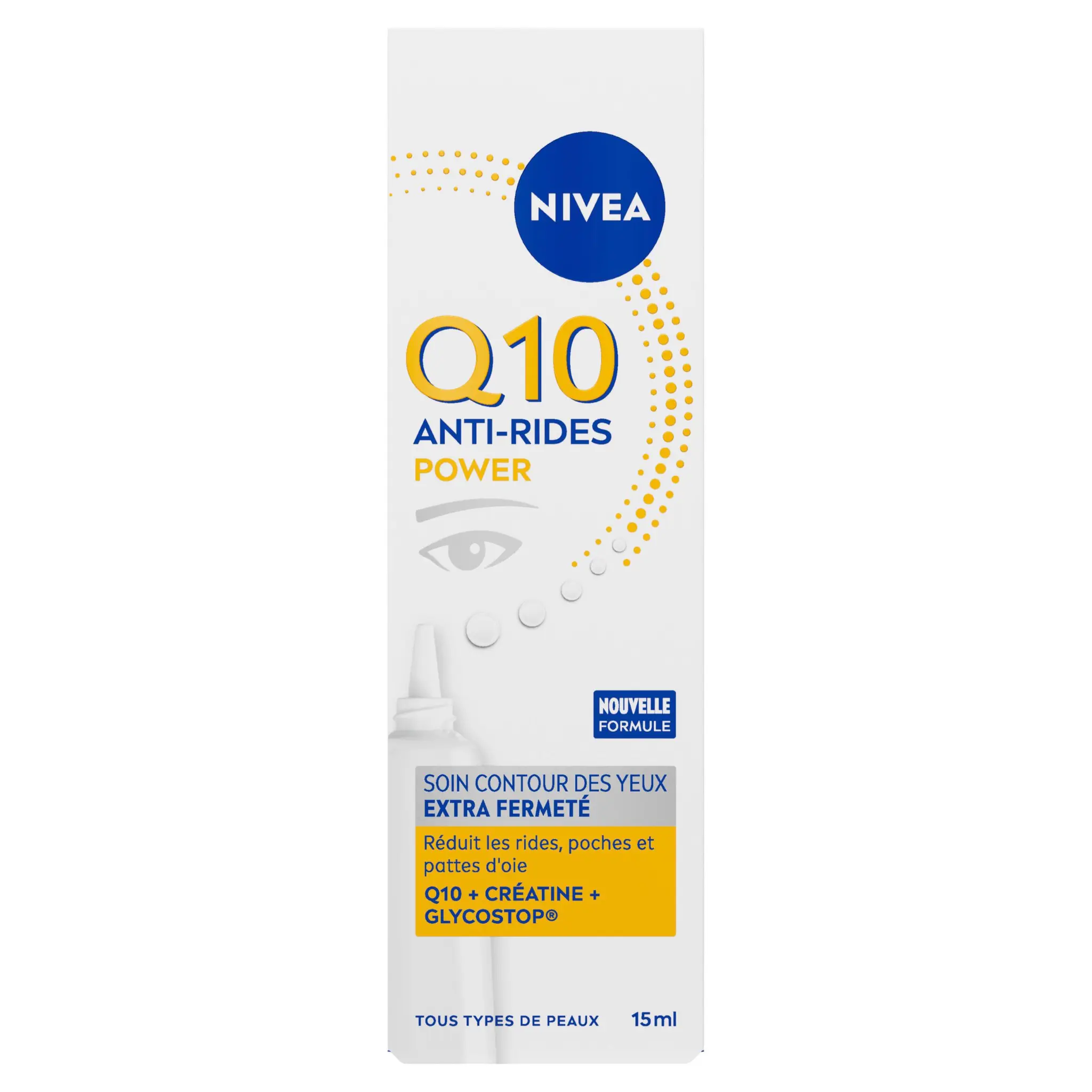 NIVEA Q10 Soin anti-rides power contour des yeux extra fermeté