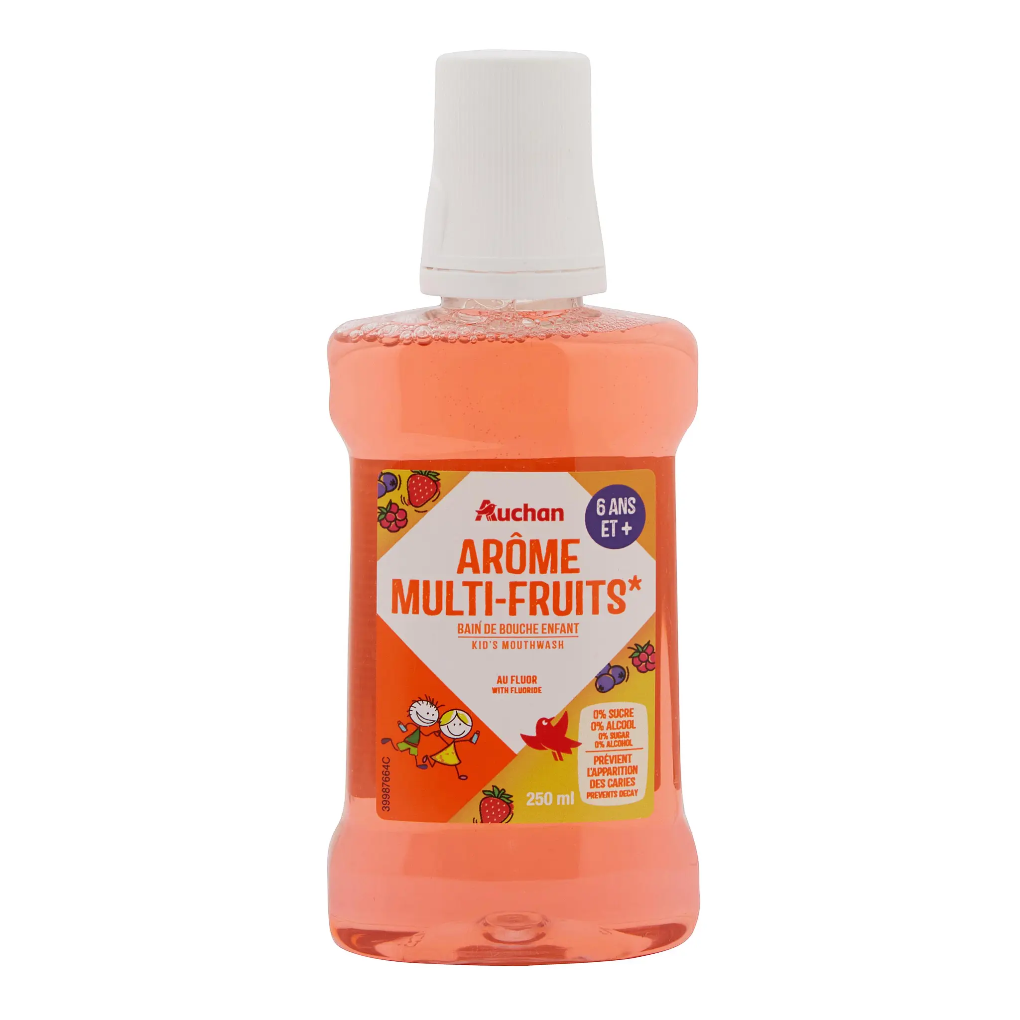 AUCHAN Kids bain de bouche pour enfant à partir de 6 ans