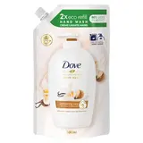 Dove Savon Liquide Recharge Mains Parfum Beurre De Karité et Vanille, 500ml