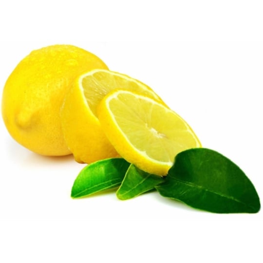 Citron jaune à feuille