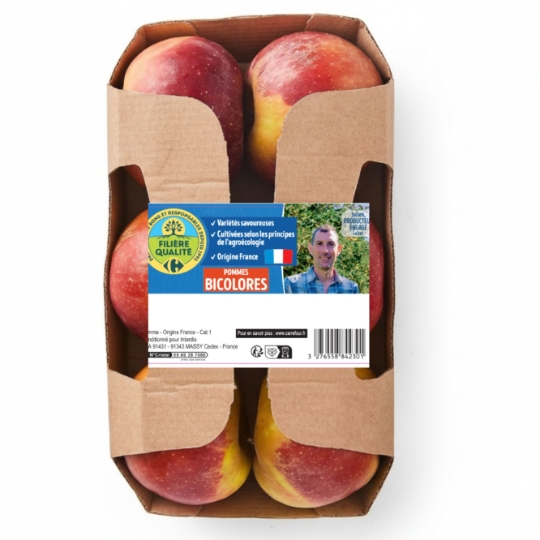 Pommes Bicolores Agroécologiques FILIERE QUALITE CARREFOUR