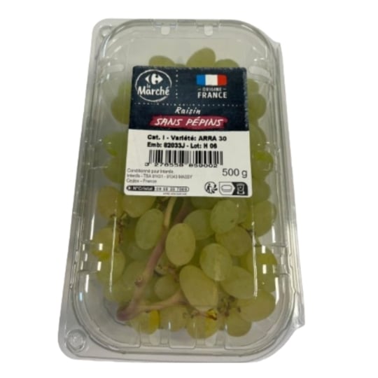 Raisins Blanc Sans Pépins CARREFOUR LE MARCHE