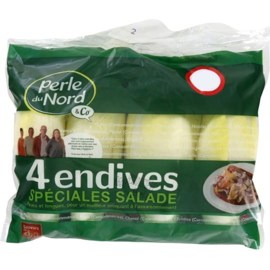 Endives spéciale salade PERLE DU NORD
