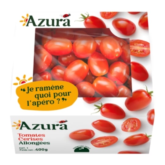 Tomate cerise allongée