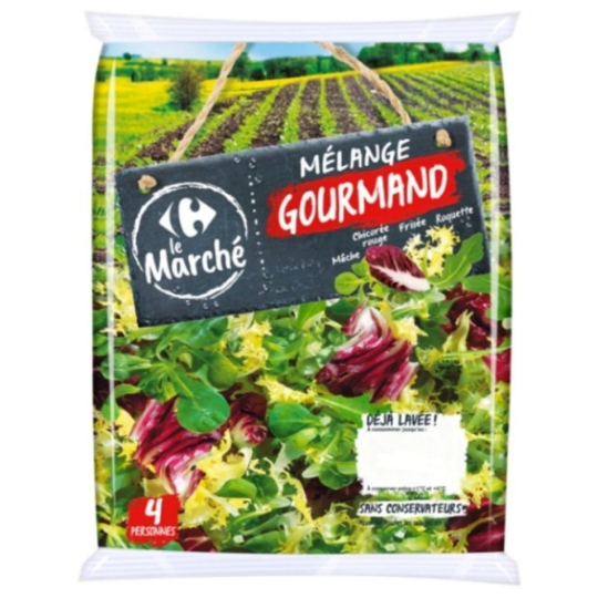Salade  mélange Gourmand  CARREFOUR LE MARCHE
