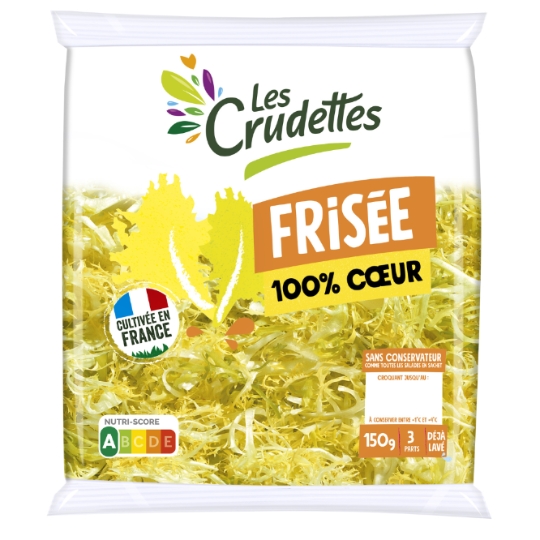 Salade 100% frisée cœur LES CRUDETTES