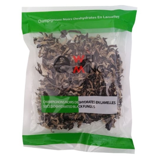 Champignons Noir Déshydratés en Lamelles WEI MING