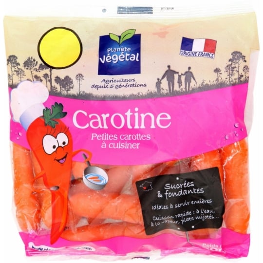 Carottes PLANETE VEGETAL