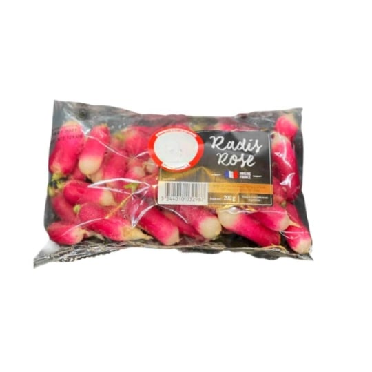 Radis roses équeutés