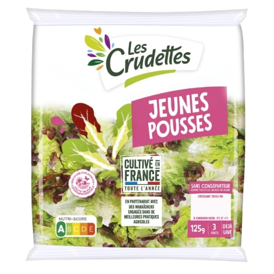 Salade jeunes pousses LES CRUDETTES