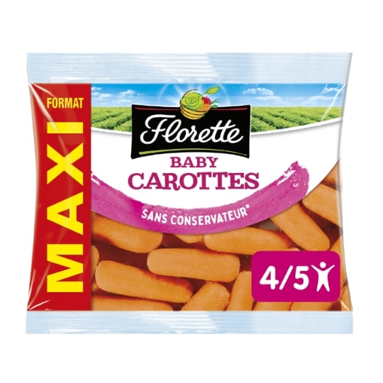 Baby Carottes Prêtes à Croquer Maxi Format FLORETTE