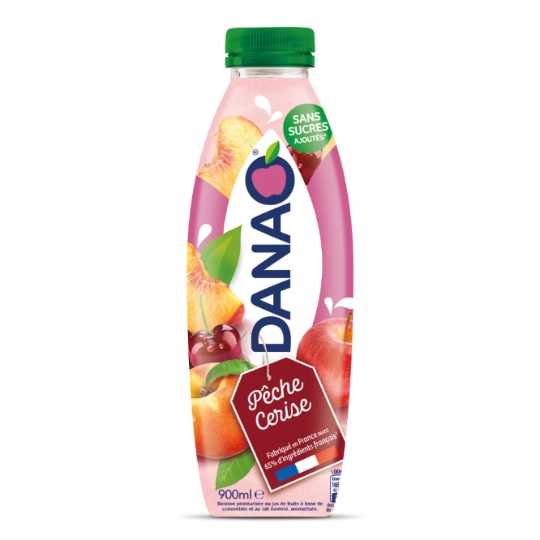 Boisson Lactée Pêche et Cerise DANAO