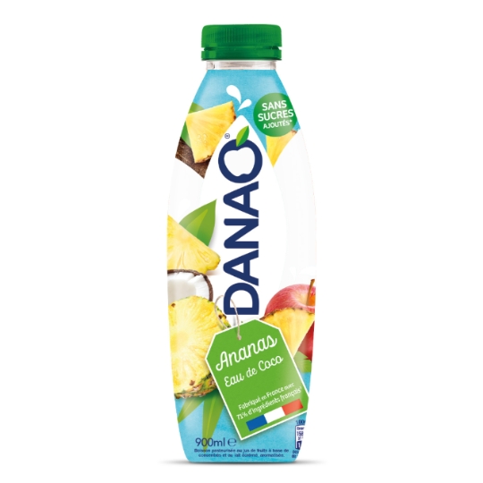 Boisson Lactée Ananas et Eau de Coco DANAO