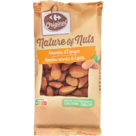 Amandes d'Espagne Natures CARREFOUR ORIGINAL