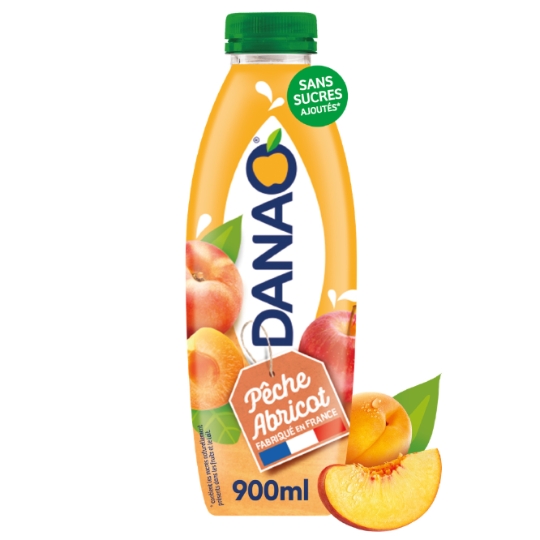 Boisson Lactée Pêche Abricot Sans Sucres Ajoutés DANAO