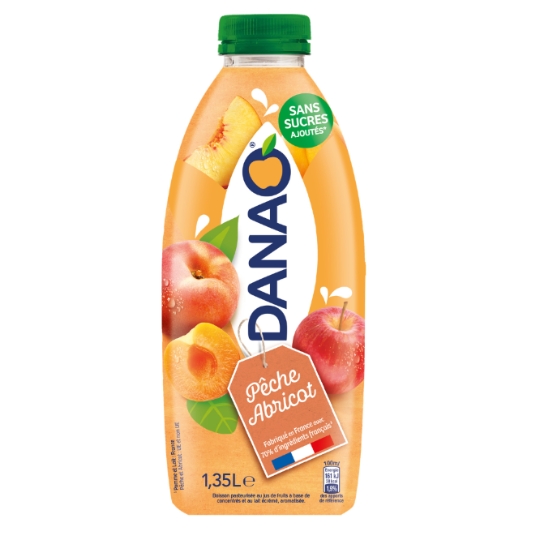 Boisson Lactée Pêche Abricot Sans Sucres Ajoutés DANAO