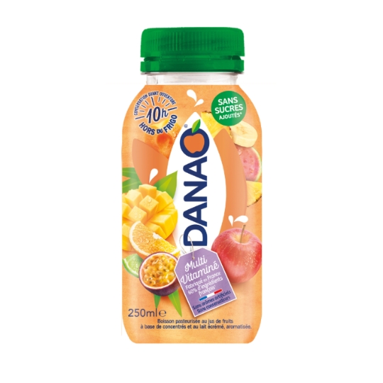 Boisson Lactée Multivitaminés Sans Sucres Ajoutés DANAO