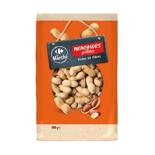 Arachides grillées  CARREFOUR LE MARCHE