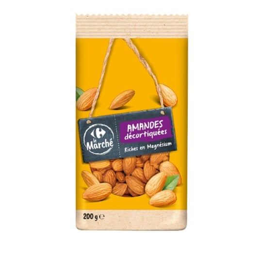 Amandes Décortiquées CARREFOUR LE MARCHE