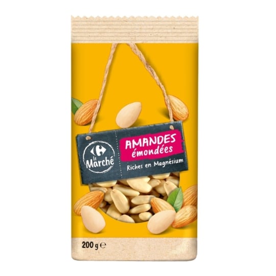 Amandes Emondées CARREFOUR LE MARCHE