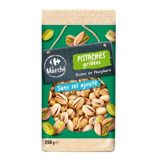 Pistaches Grillées Sans Sel Ajouté CARREFOUR LE MARCHE