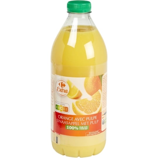 Jus D'Orange 100% Pur Jus Avec Pulpe CARREFOUR EXTRA