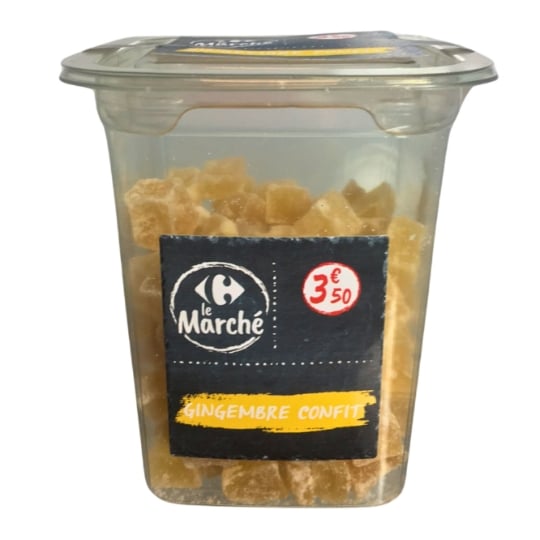 Gingembre confit CARREFOUR LE MARCHE