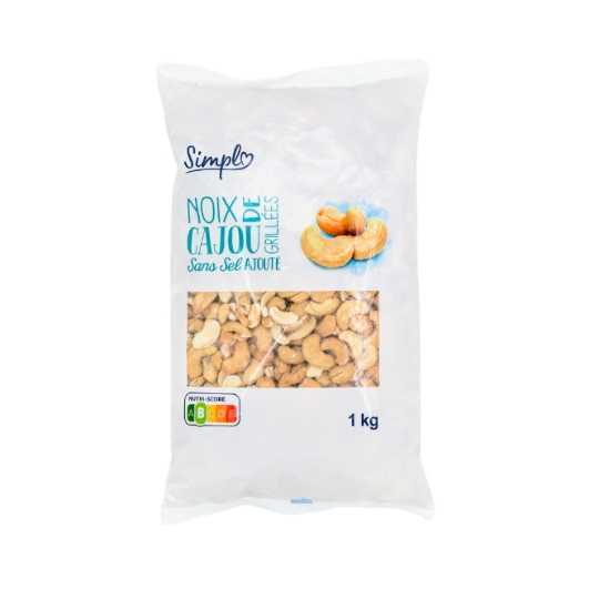 Noix De Cajou Grillées sans Sel SIMPL