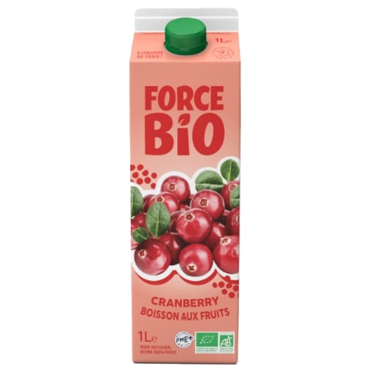 Jus de cranberry Bio FORCE BIO