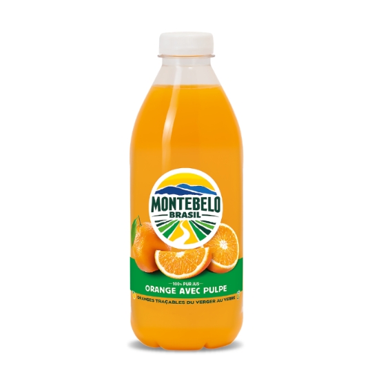 Jus d'Orange Pur Jus avec Pulpe MONTEBELO BRASIL