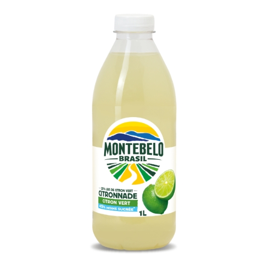 Citronnade Citron Vert 45% Moins Sucrée MONTEBELO BRASIL