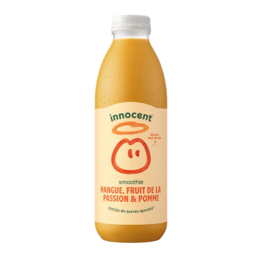 Smoothie mangue fruit de la passion et pomme INNOCENT