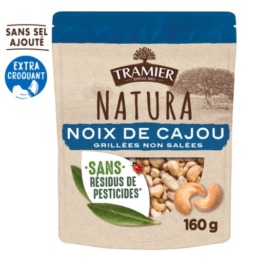 Noix de Cajou Grillées Sans Sel Ajouté TRAMIER