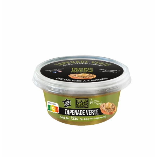 Tapenade Verte Les Délices à Tartiner TROPIC APERO