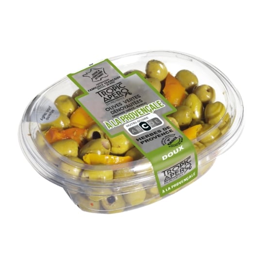 Olives Vertes à la Provençale Dénoyautées TROPIC APERO
