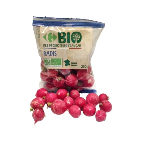 Radis Rose Équeuté Bio