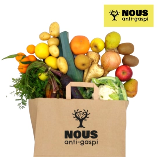 Panier de fruits et légumes de saison Bio NOUS ANTI GASPI