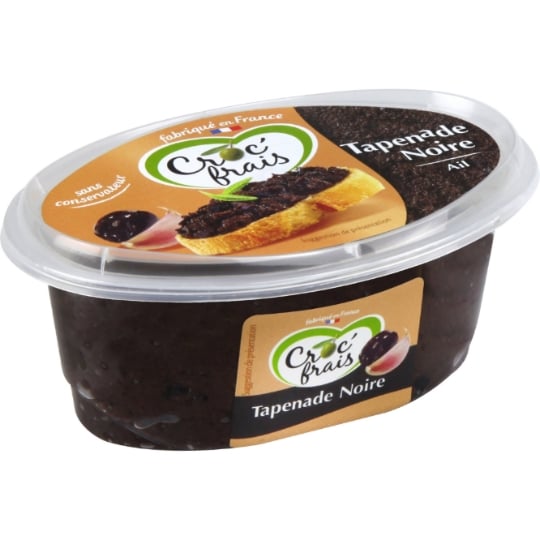Tapenade Noire à l'Ail CROC'FRAIS
