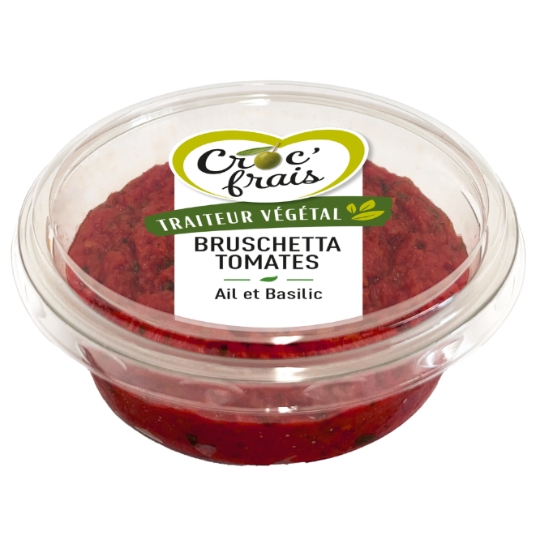 Bruschetta Tomates Ail et Basilic CROC'FRAIS