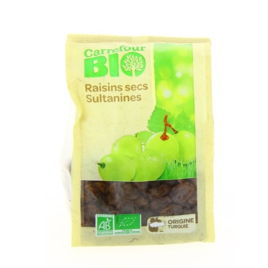 Raisins Secs Sultanines Bio CARREFOUR BIO