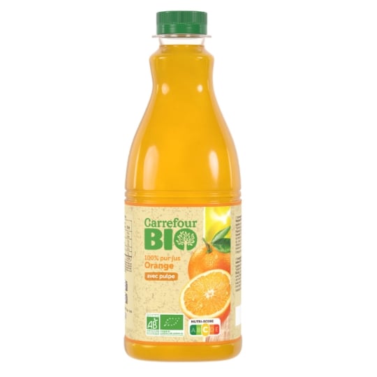 Jus d'orange avec pulpe CARREFOUR BIO